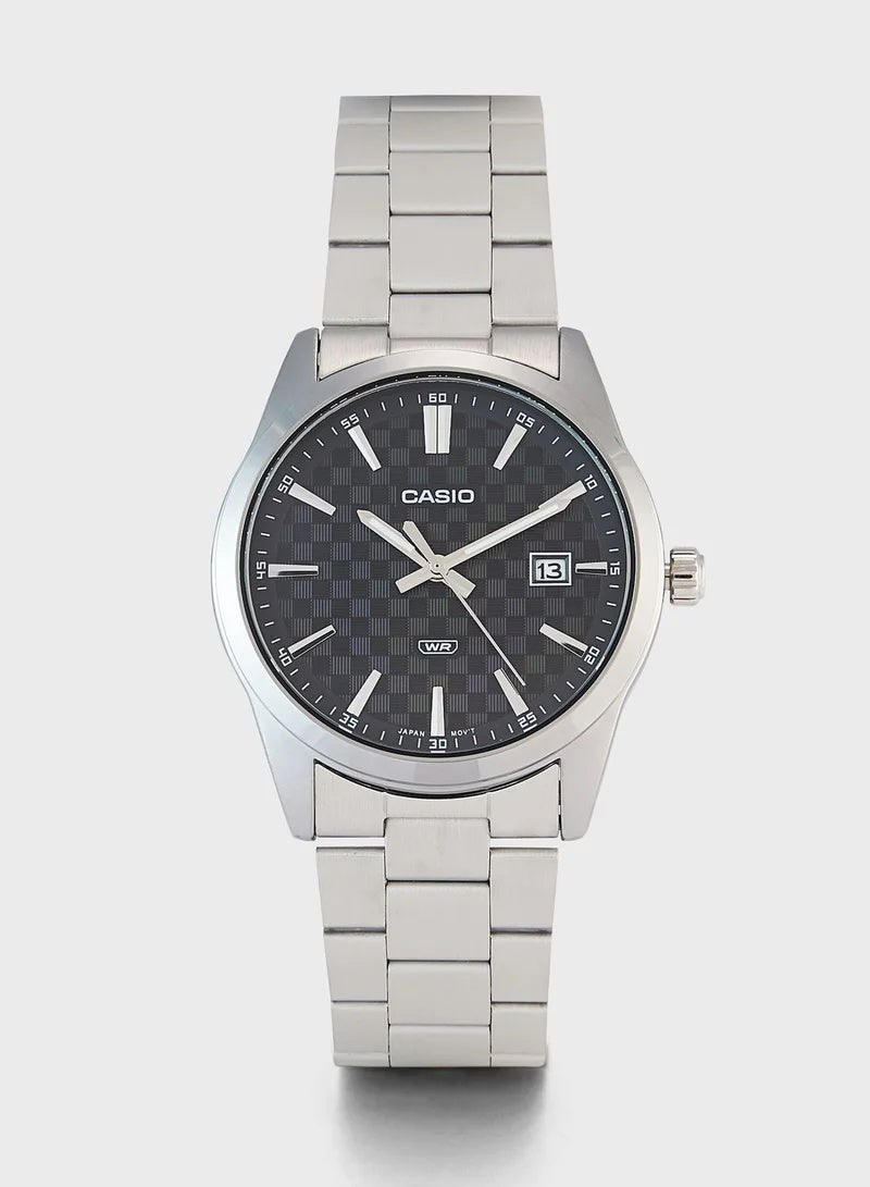 Casio Men's Watch - MTP-VD02B-1EUDF Black Dial - Image 1